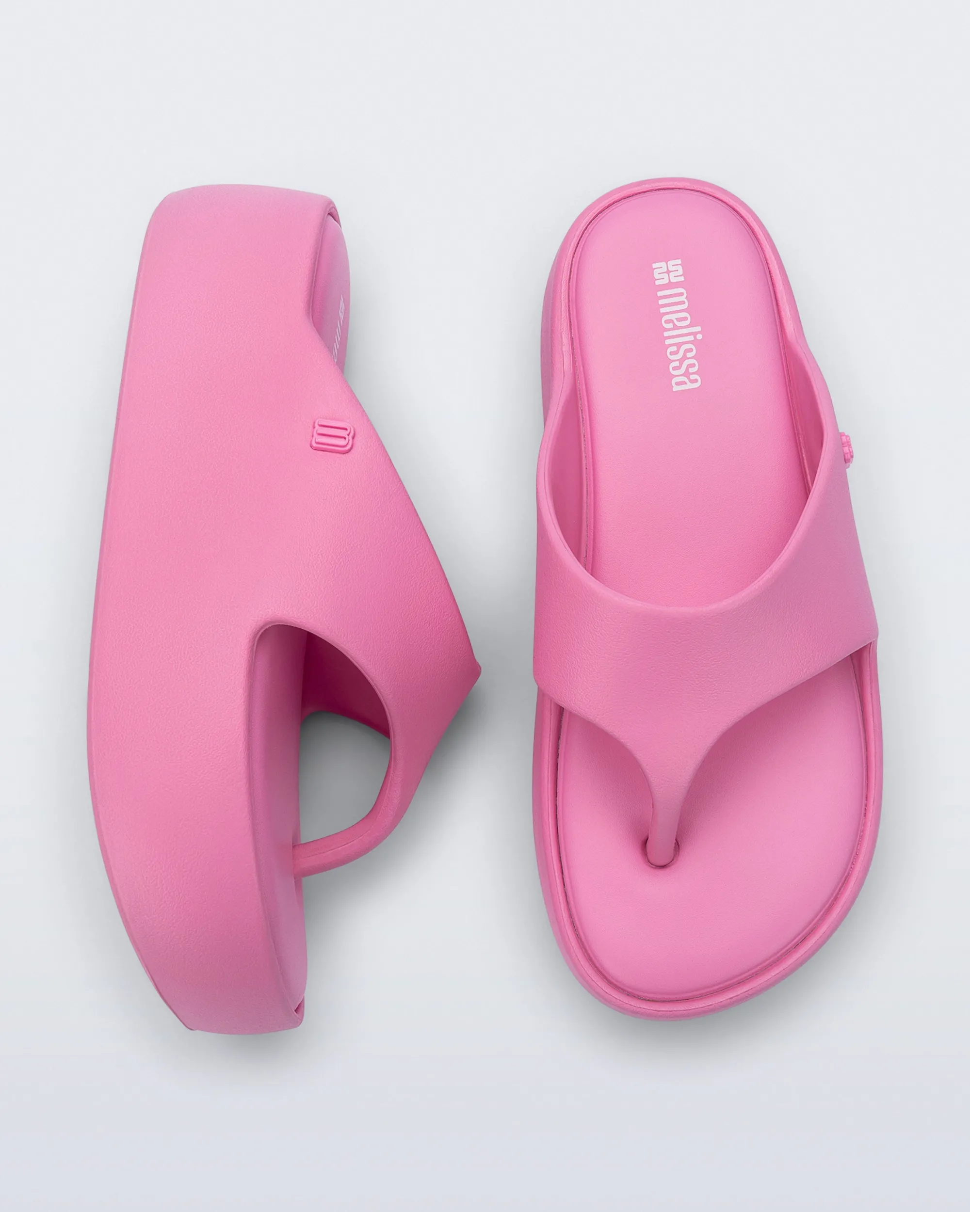 Clearance Melissa Free Platform Thong Pink