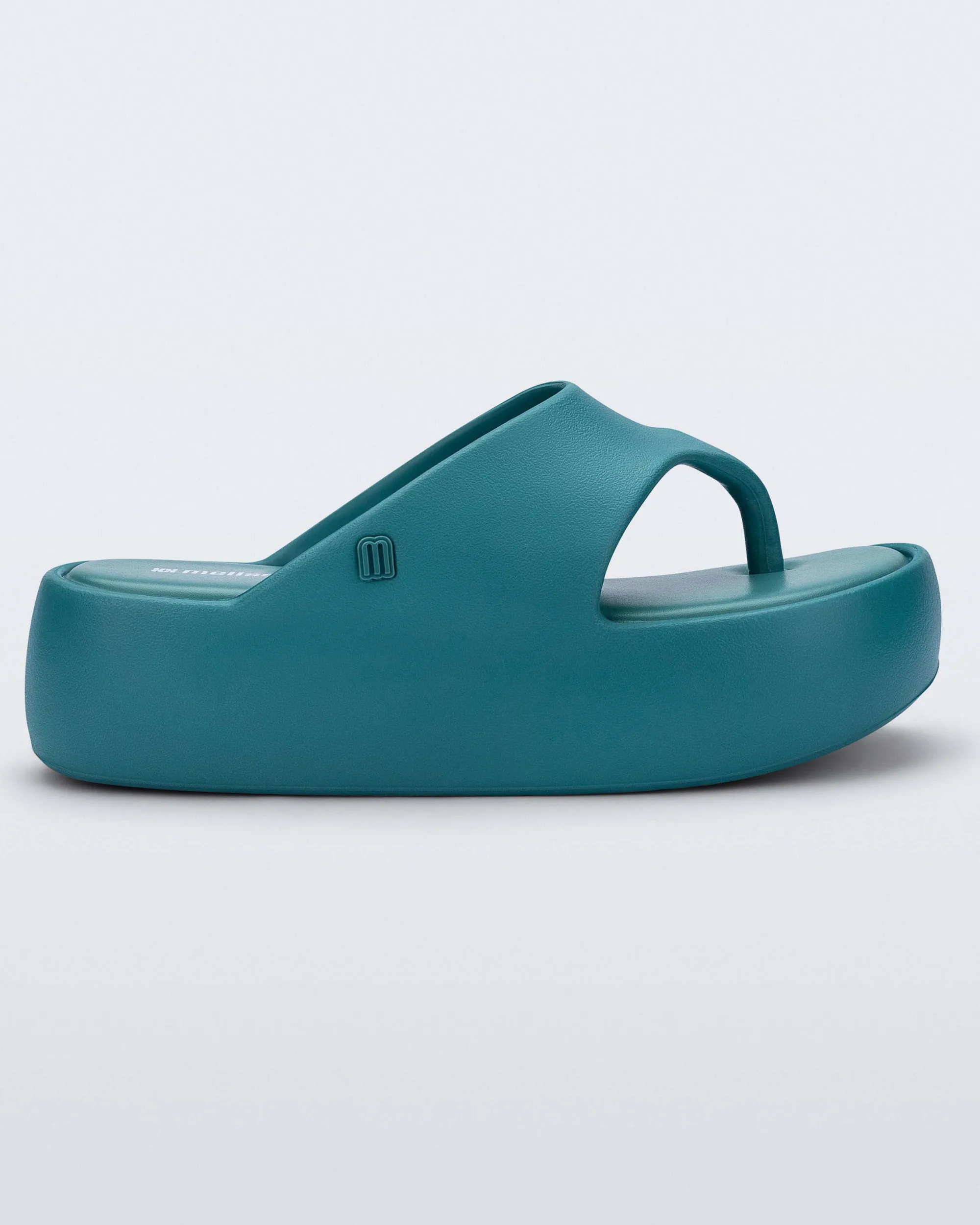 Clearance Melissa Free Platform Thong Teal