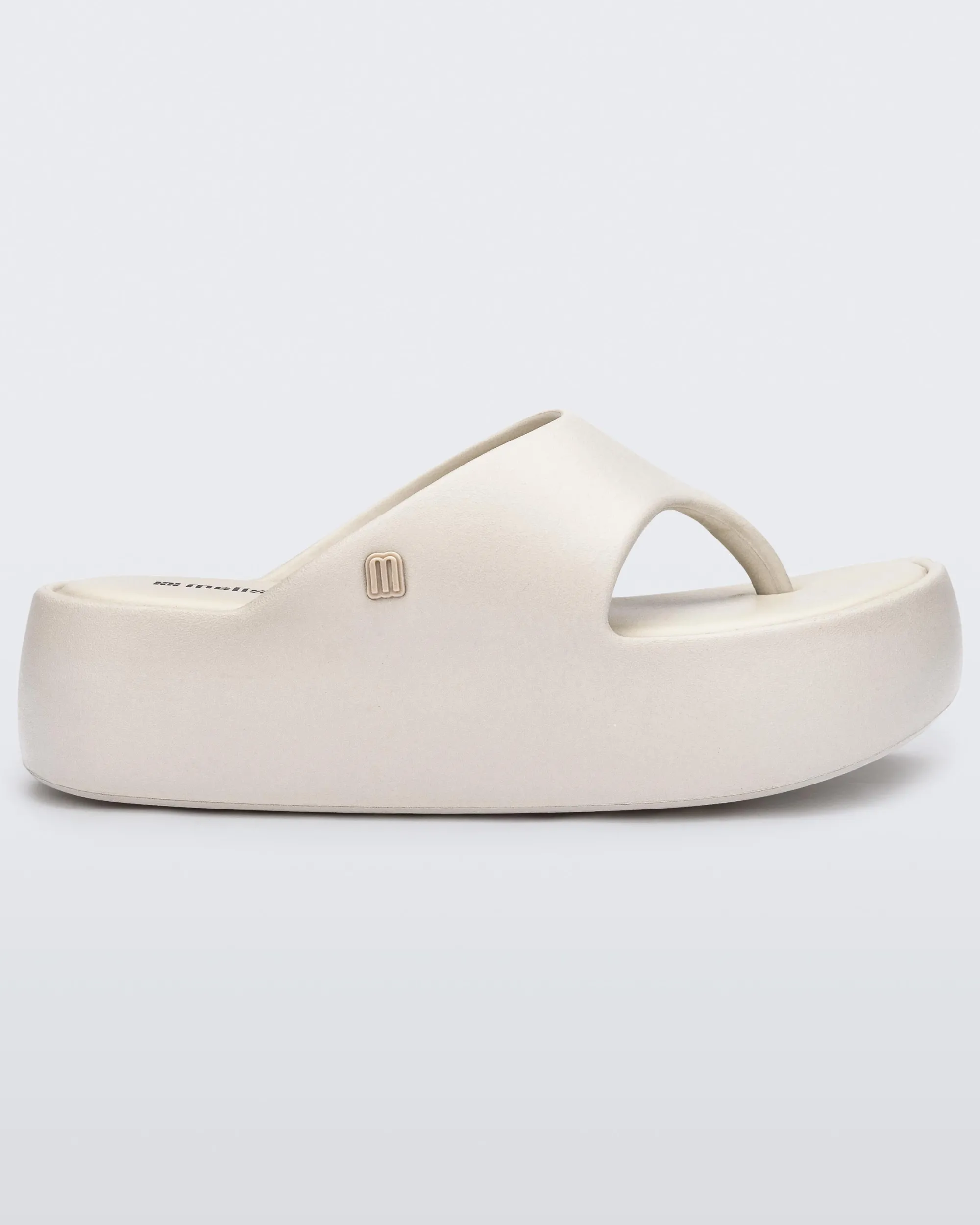 Best Melissa Free Platform Thong Beige