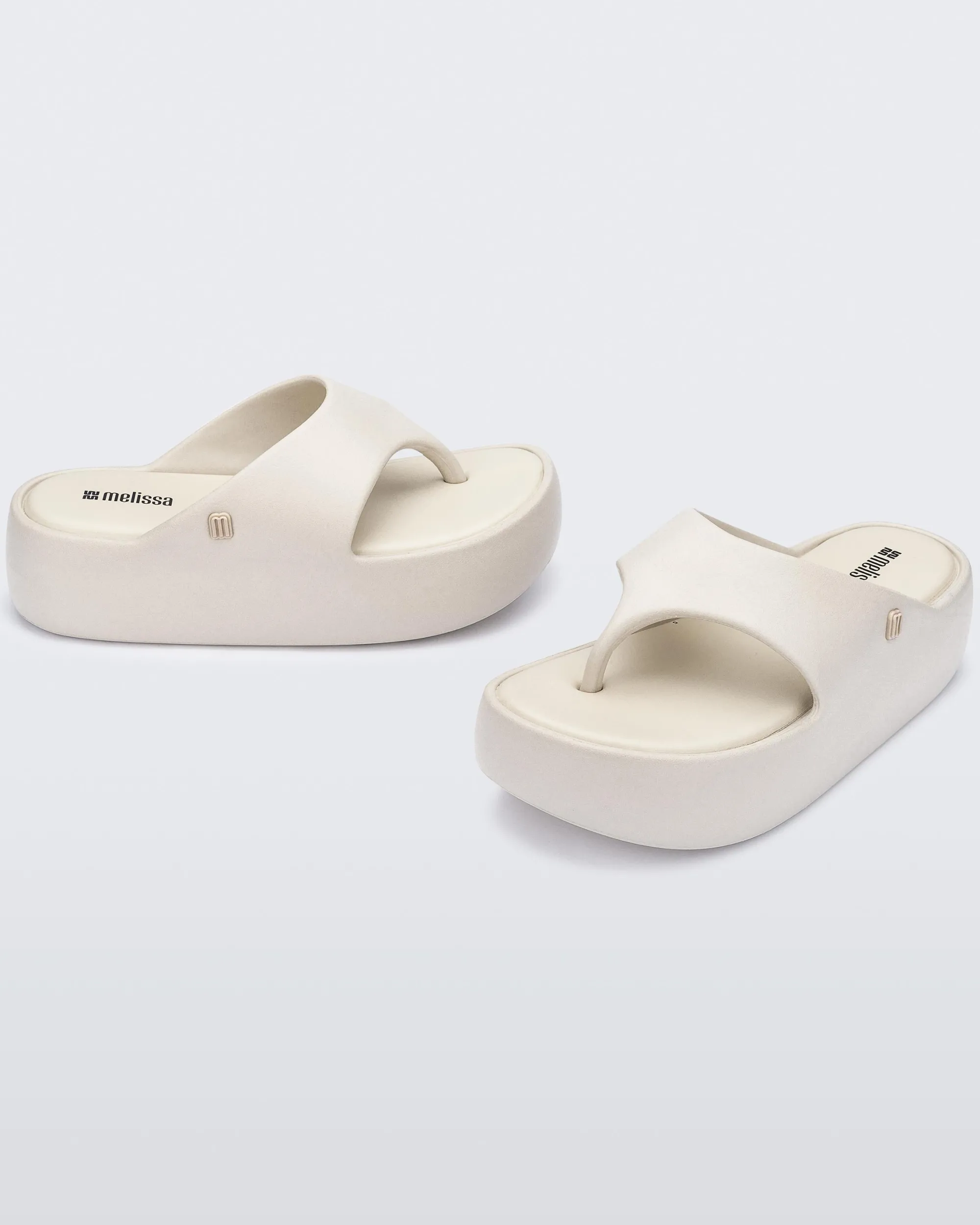 Best Melissa Free Platform Thong Beige
