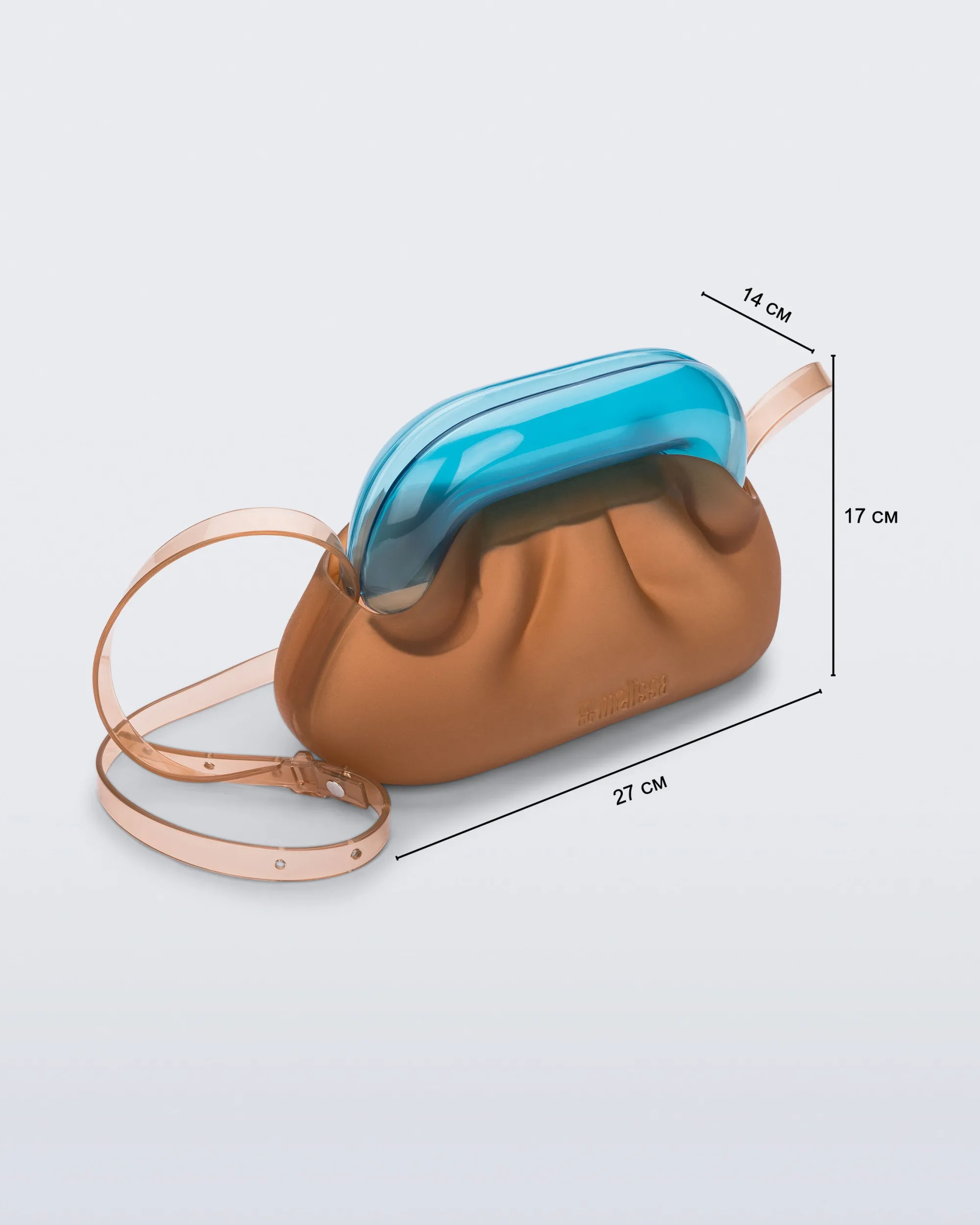 Clearance Melissa Glass Bag Orange/Blue