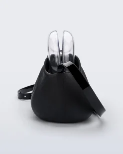 Clearance Melissa Glass Bag Black/Clear