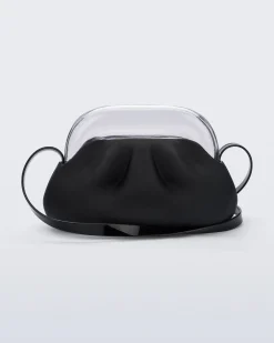 Clearance Melissa Glass Bag Black/Clear