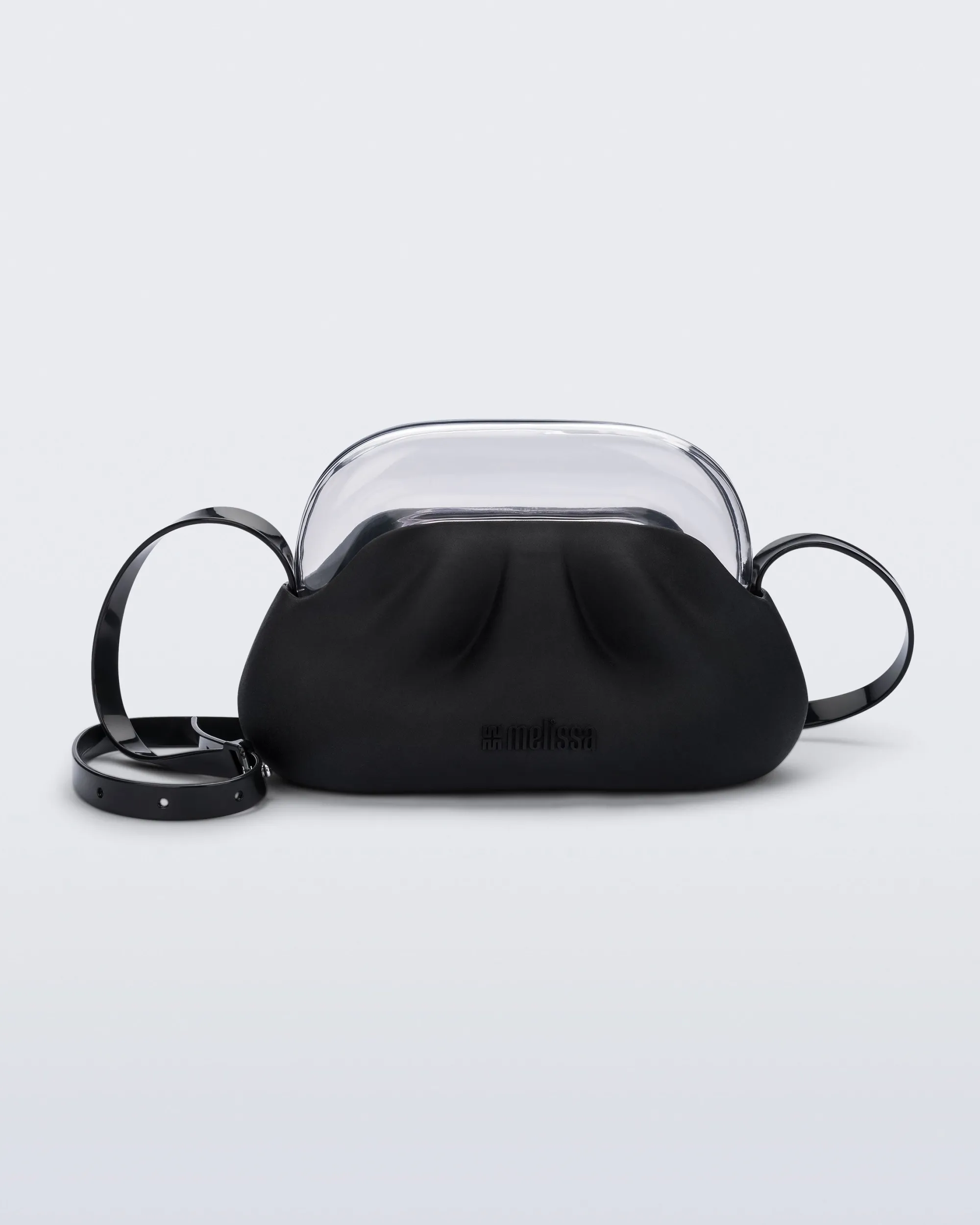Clearance Melissa Glass Bag Black/Clear