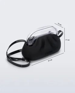 Clearance Melissa Glass Bag Black/Clear