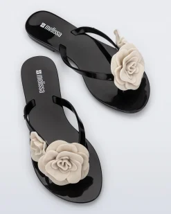 New Melissa Harmonic Petals Black/Beige