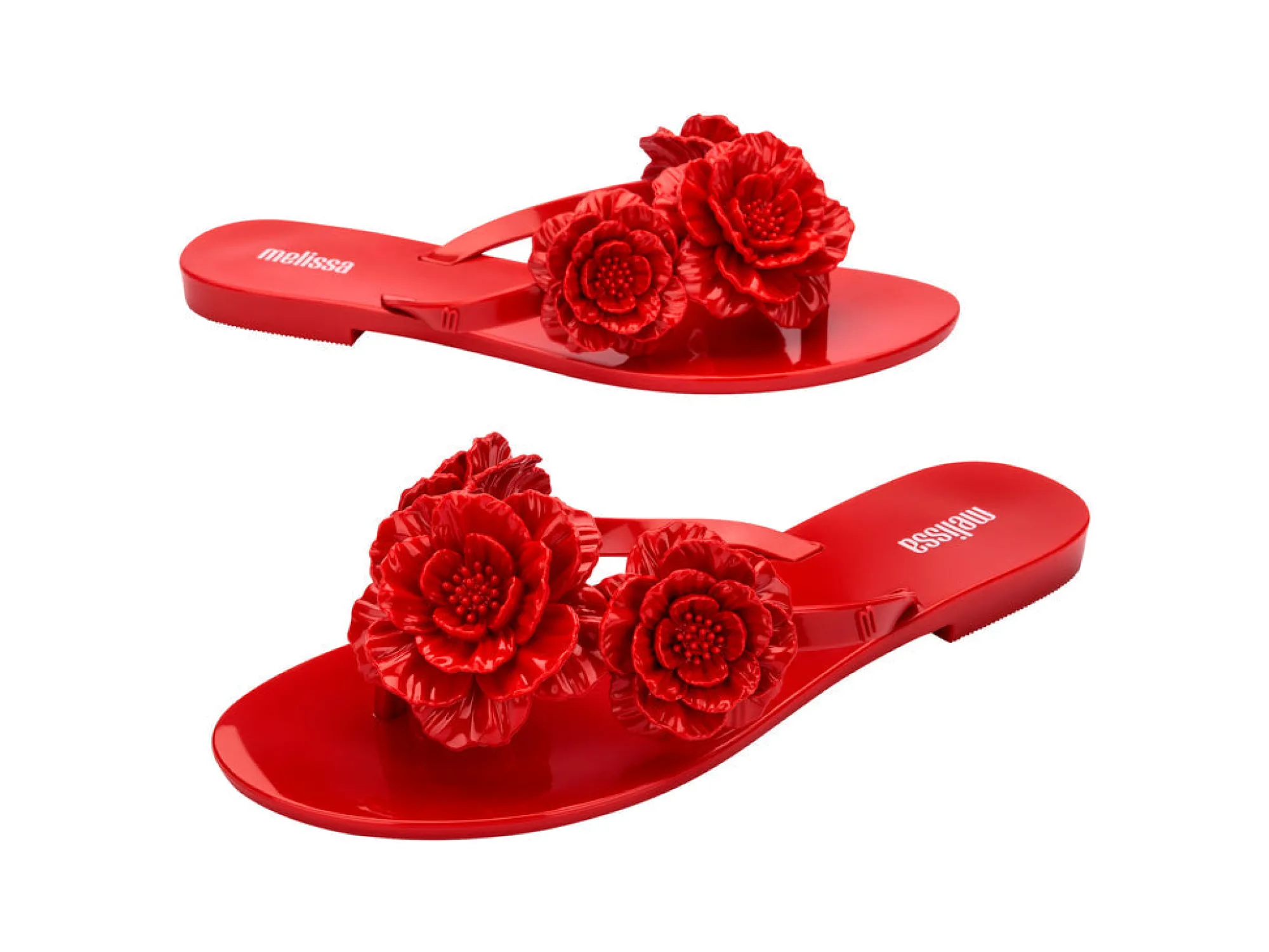 Discount Melissa Harmonic Springtime Red