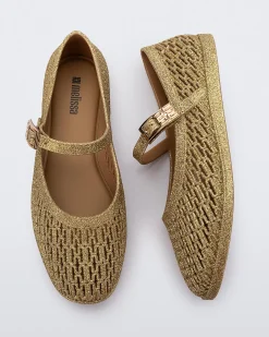 Hot Melissa Harper Beige Glitter