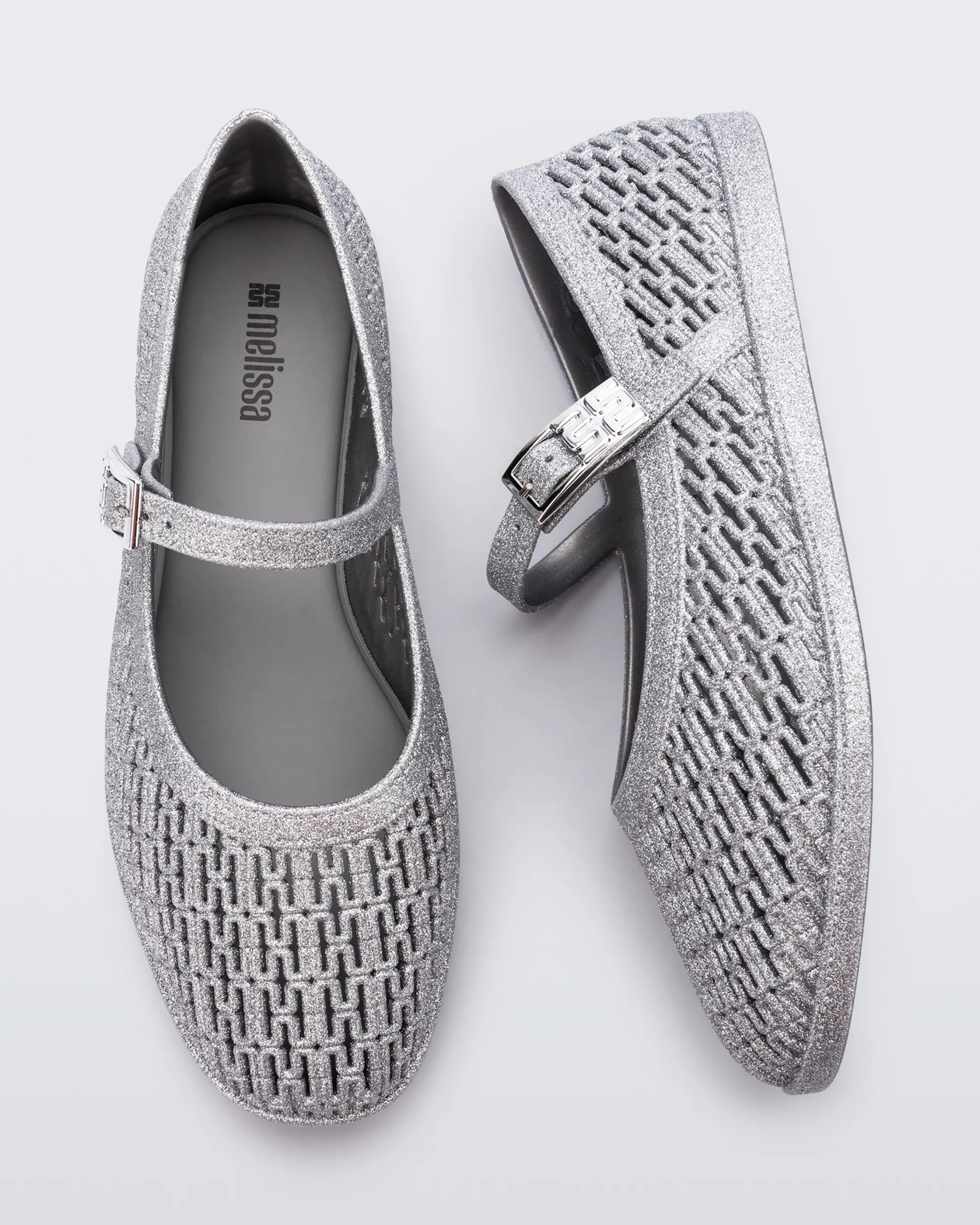Outlet Melissa Harper Glitter Silver