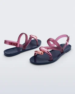 New Melissa Iris Sandal Blue/Pink