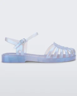 Discount Melissa Jelly Beach Sandal Pearly Blue
