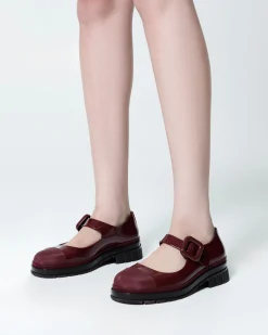 Online Melissa June Burgundy