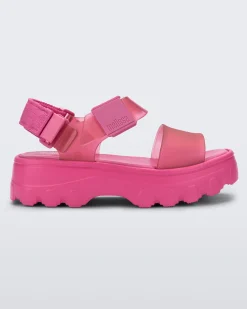 Discount Melissa Kick Off Sandal Pink/Clear Pink