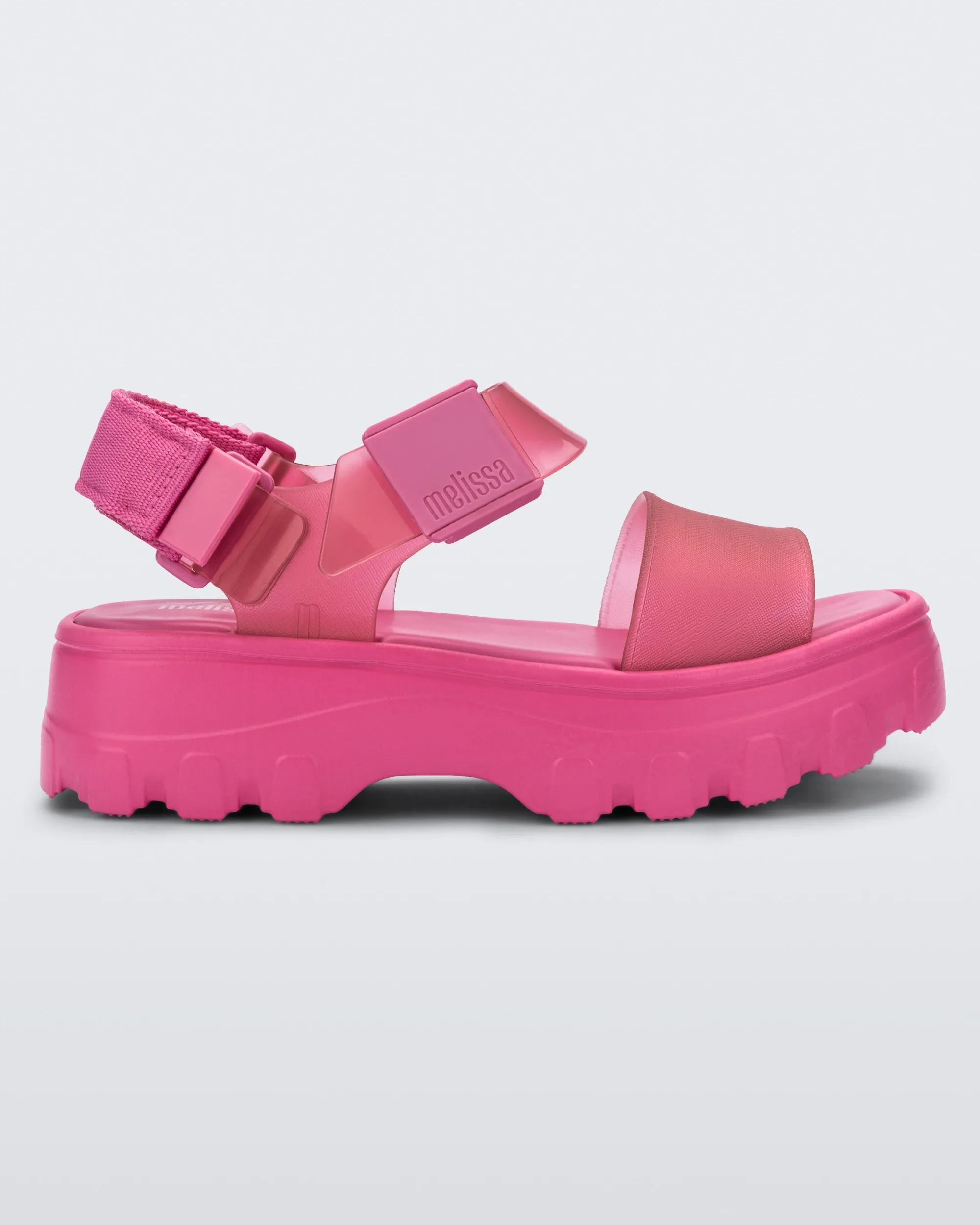 Discount Melissa Kick Off Sandal Pink/Clear Pink