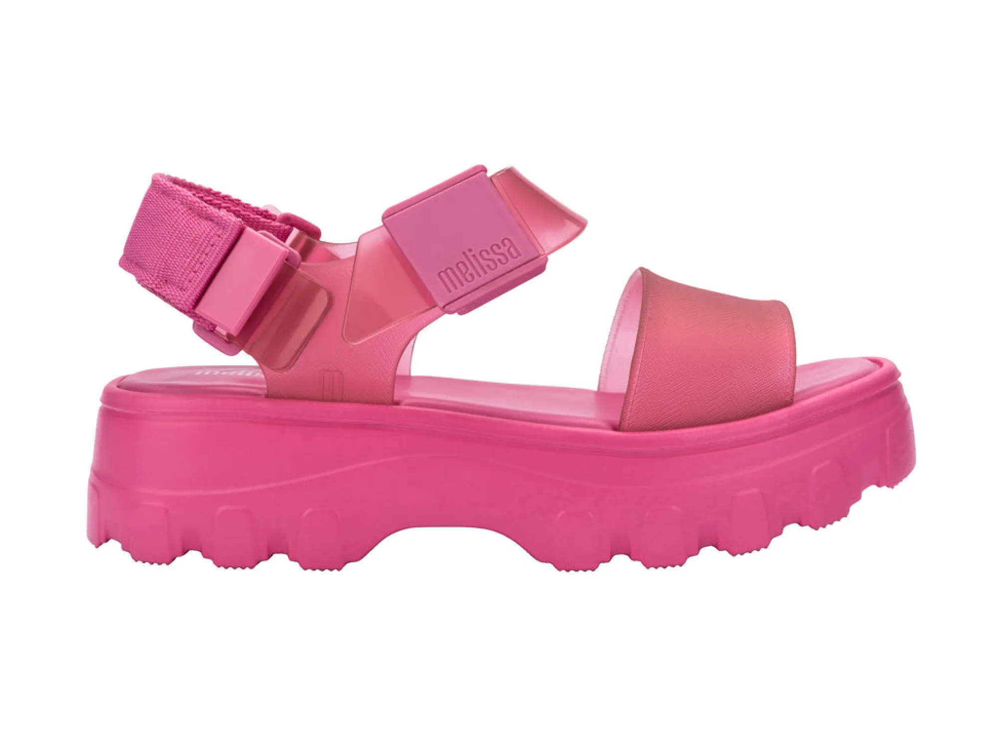 Discount Melissa Kick Off Sandal Pink/Clear Pink