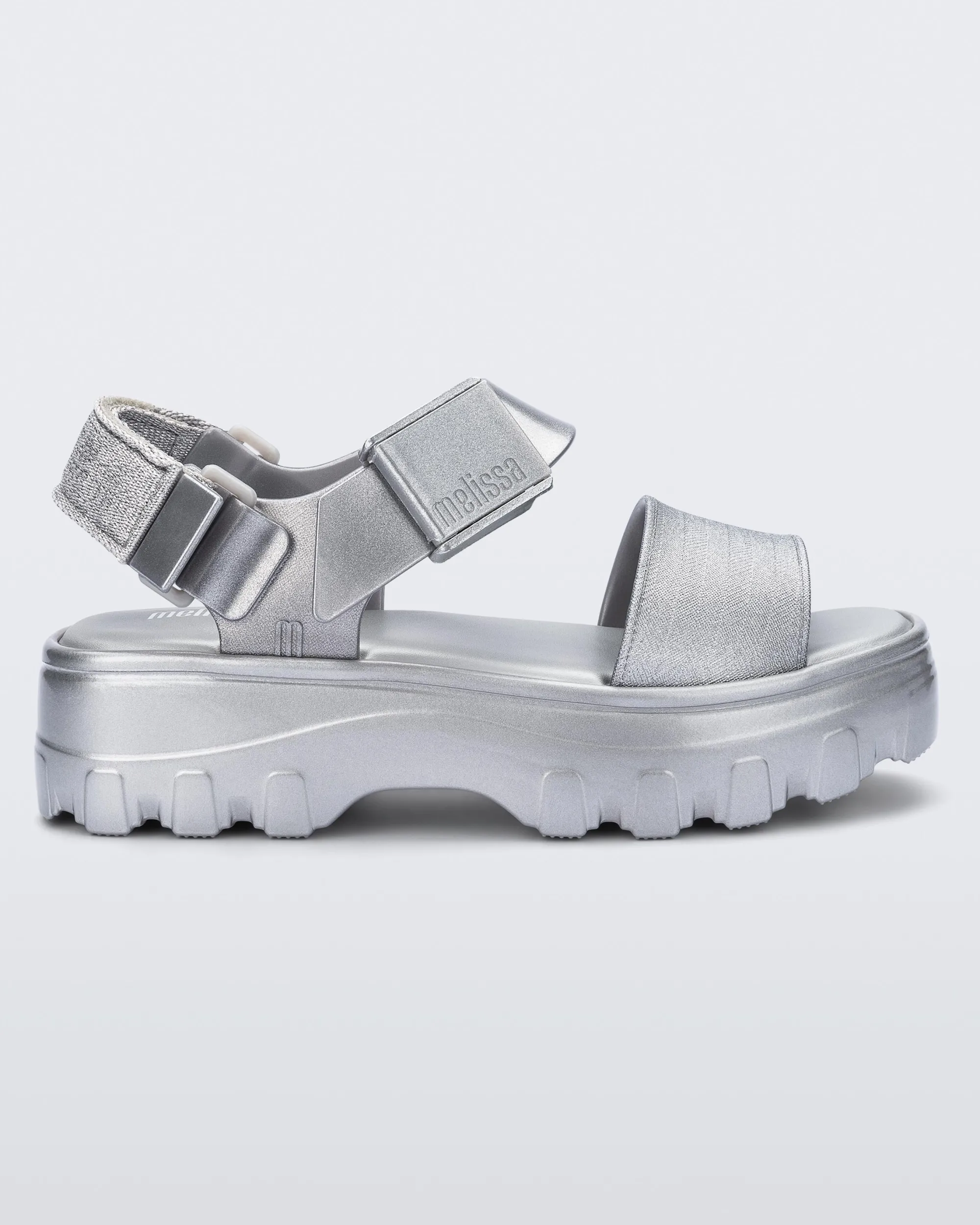 Melissa Kick Off Sandal Silver