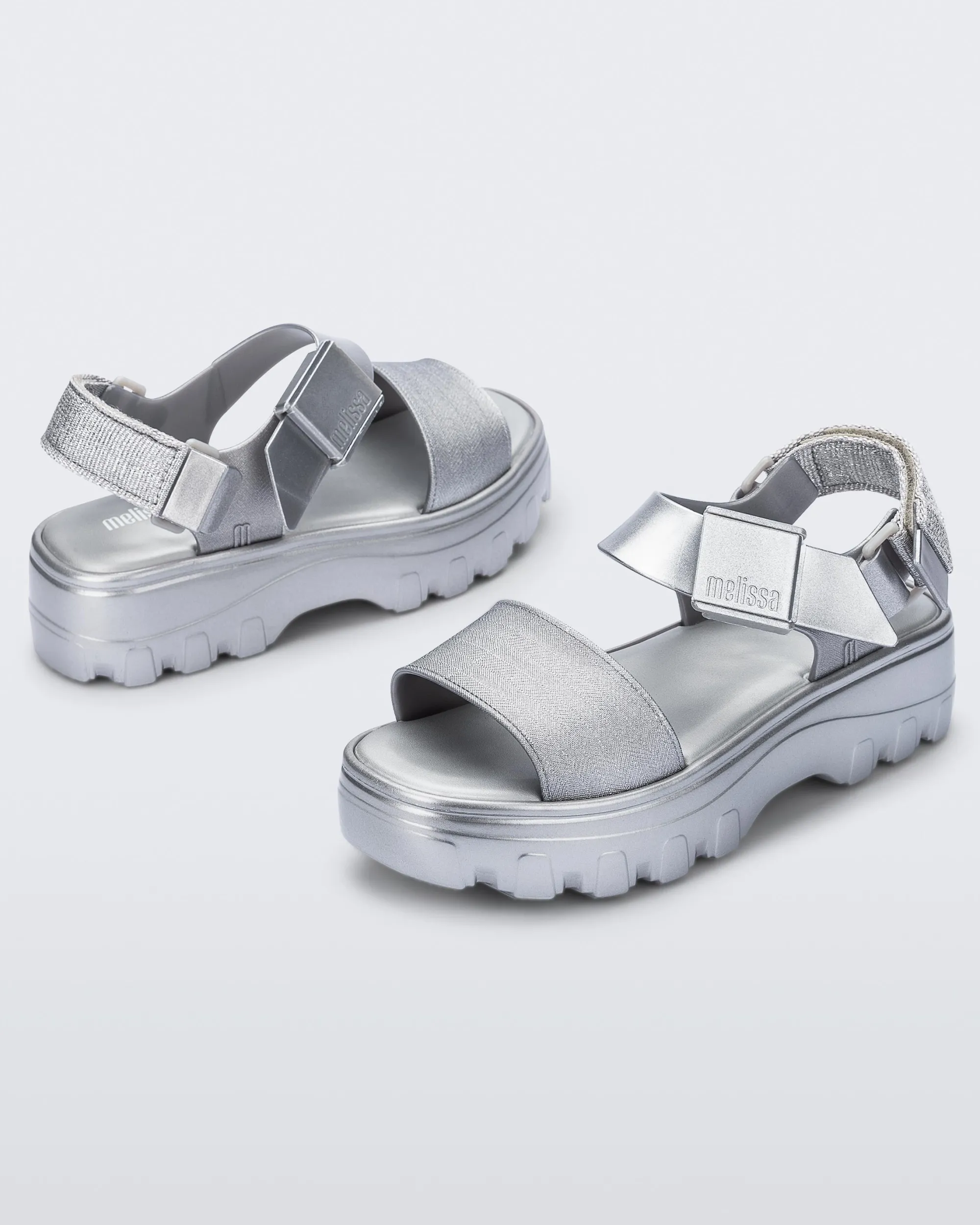 Melissa Kick Off Sandal Silver