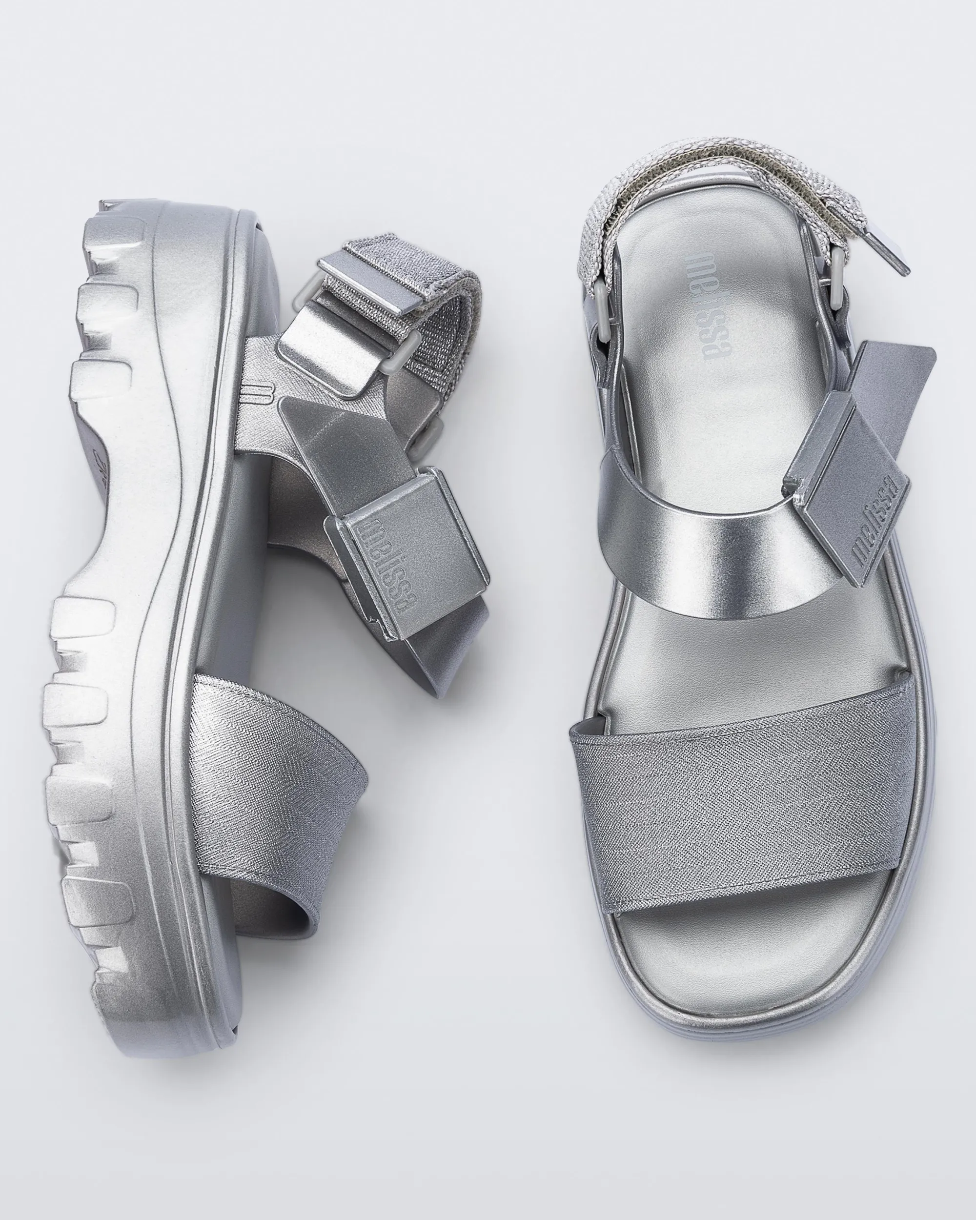 Melissa Kick Off Sandal Silver