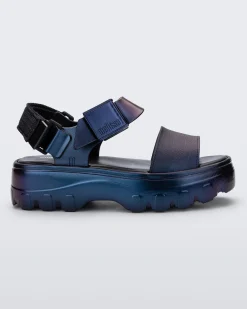 Sale Melissa Kick Off Sandal Metallic Blue