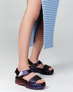 Sale Melissa Kick Off Sandal Metallic Blue