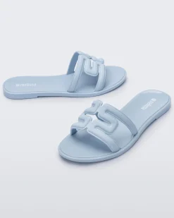 Outlet Melissa M Slide Light Blue