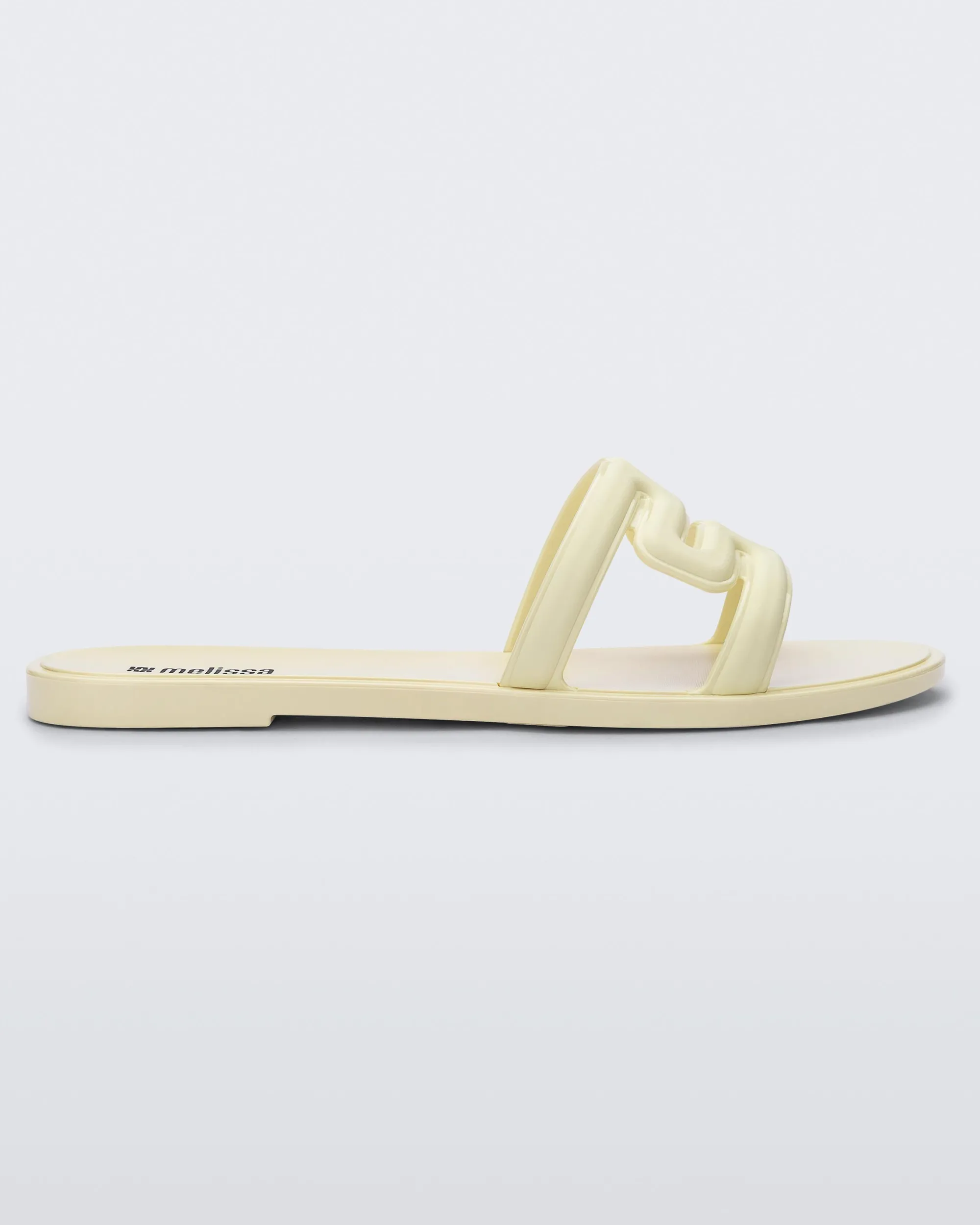 Discount Melissa M Slide Yellow/Beige