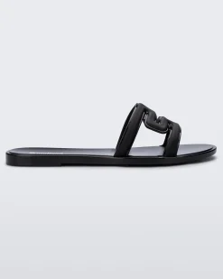Sale Melissa M Slide Black