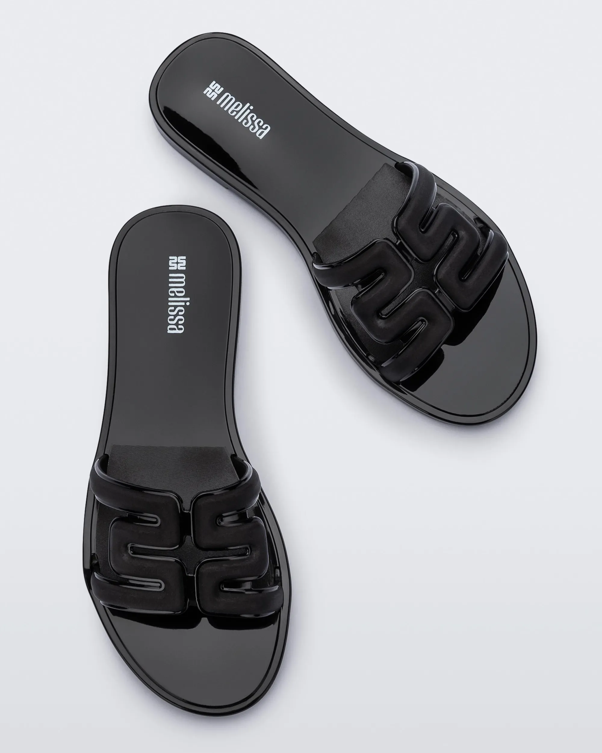 Sale Melissa M Slide Black