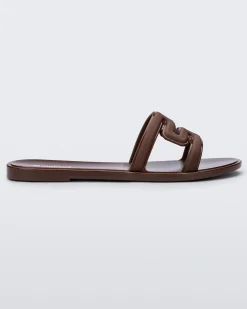 Hot Melissa M Slide Brown