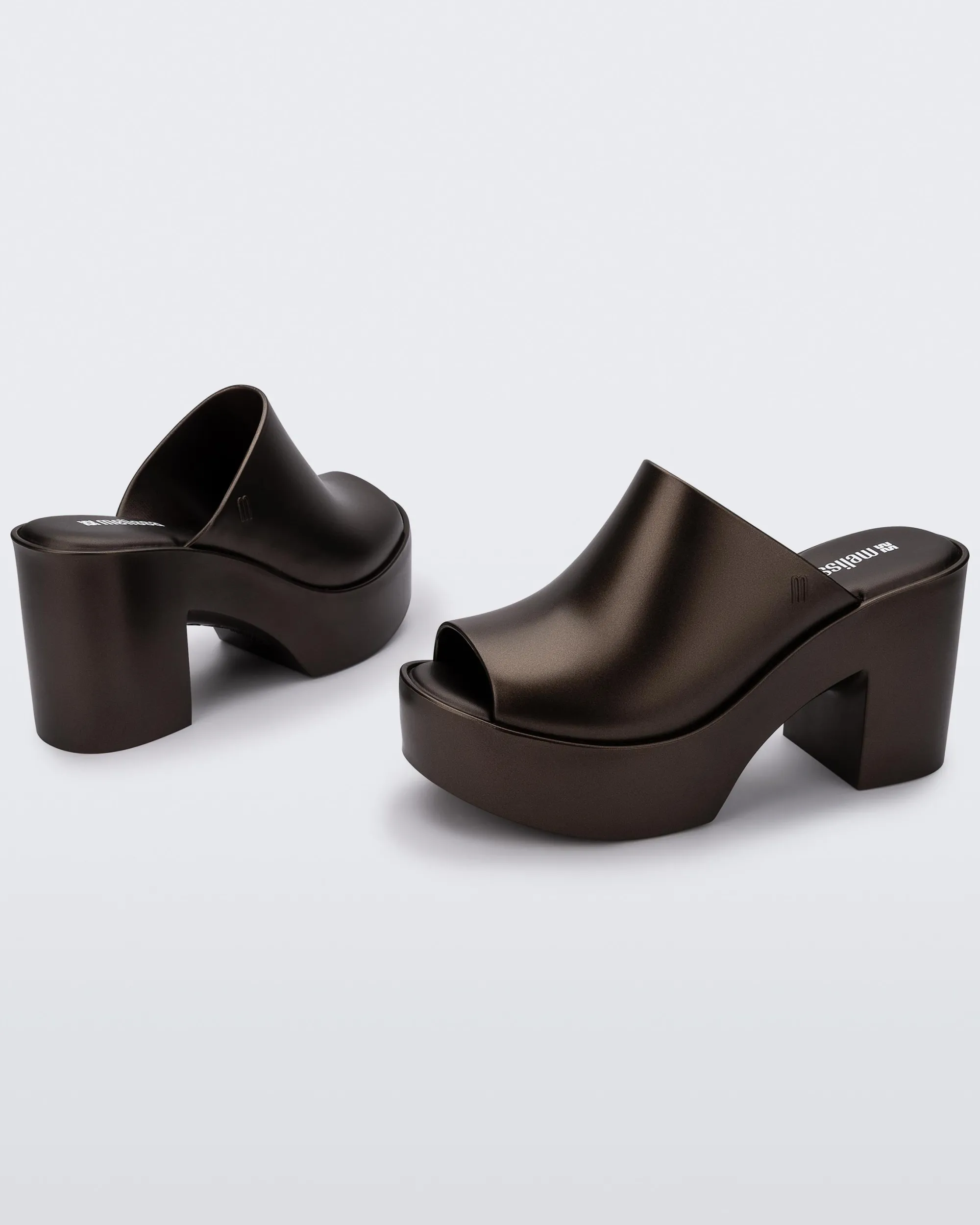 Online Melissa Mule Hype Bronze