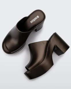 Online Melissa Mule Hype Bronze