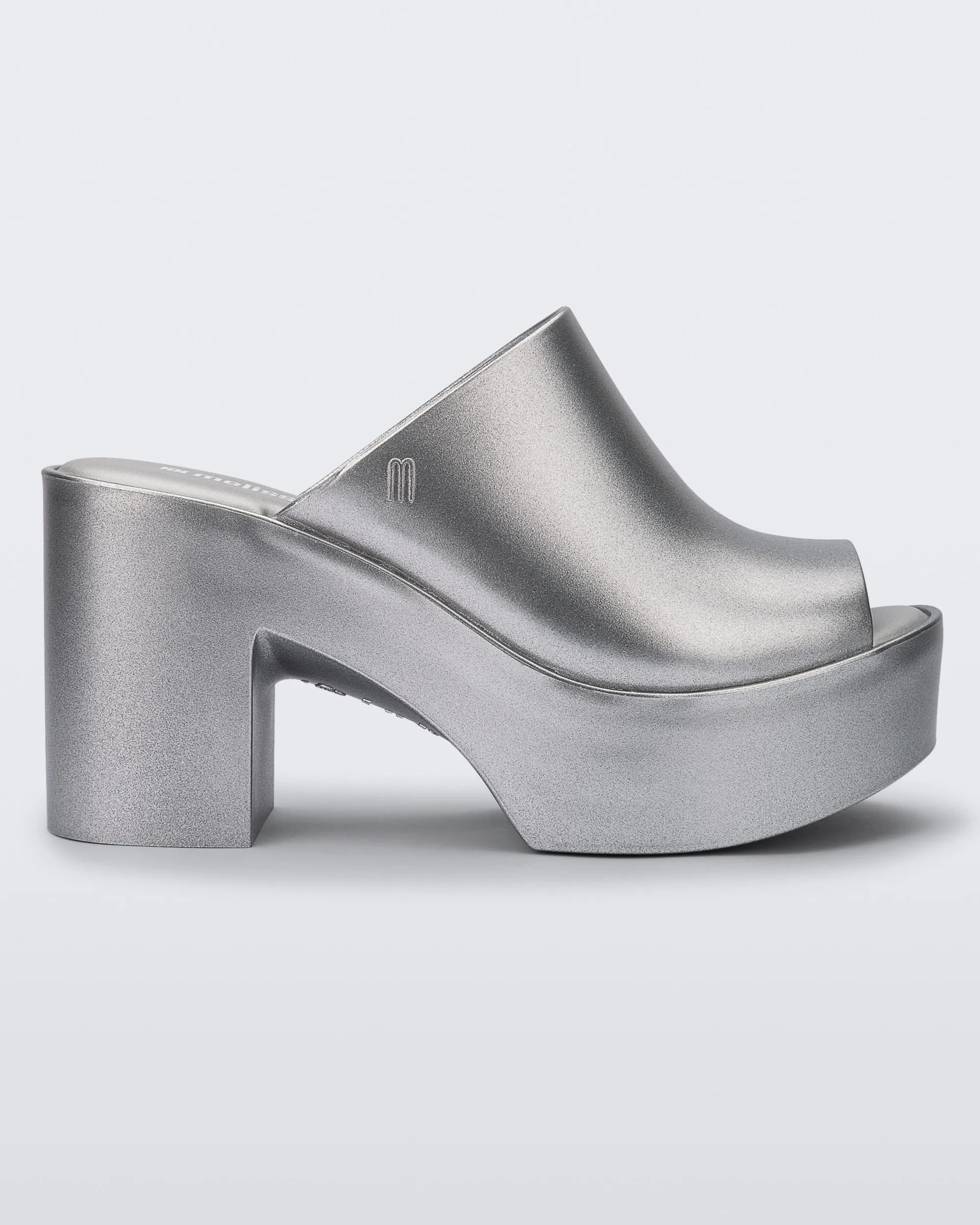 Hot Melissa Mule Hype Light Silver