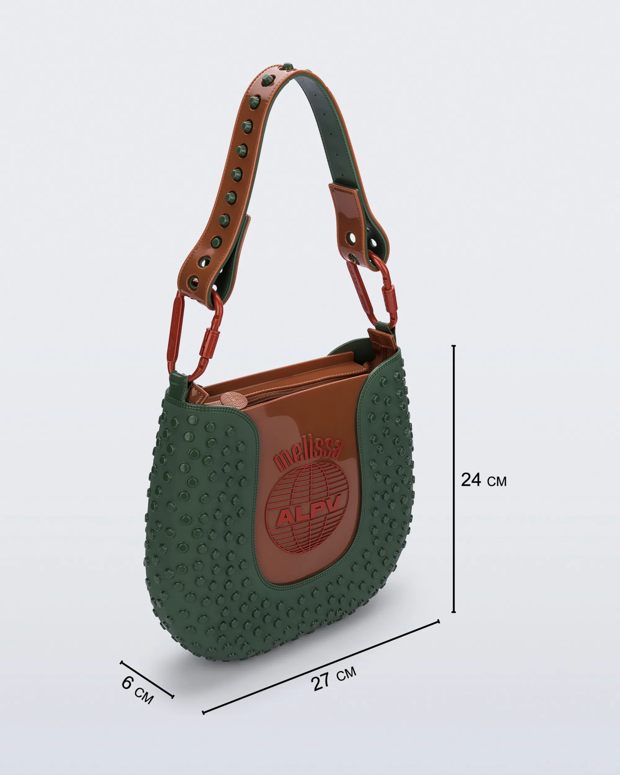 Outlet Melissa Nina Bag Green/Brown