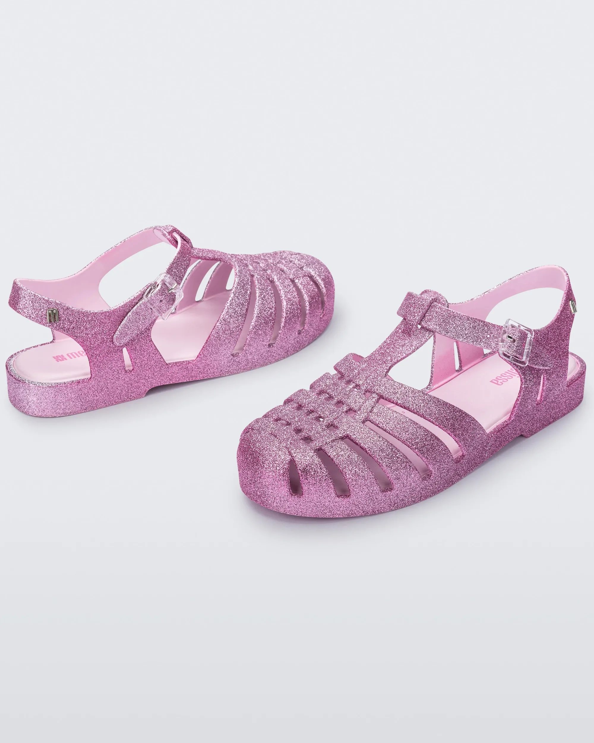 Online Melissa Possession Pink Silver Glitter