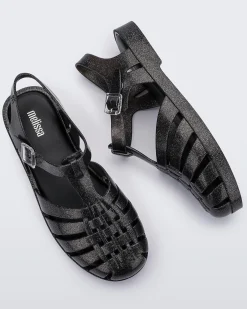 New Melissa Possession Glitter Black