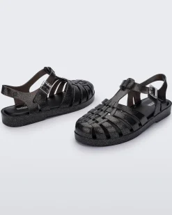 New Melissa Possession Glitter Black
