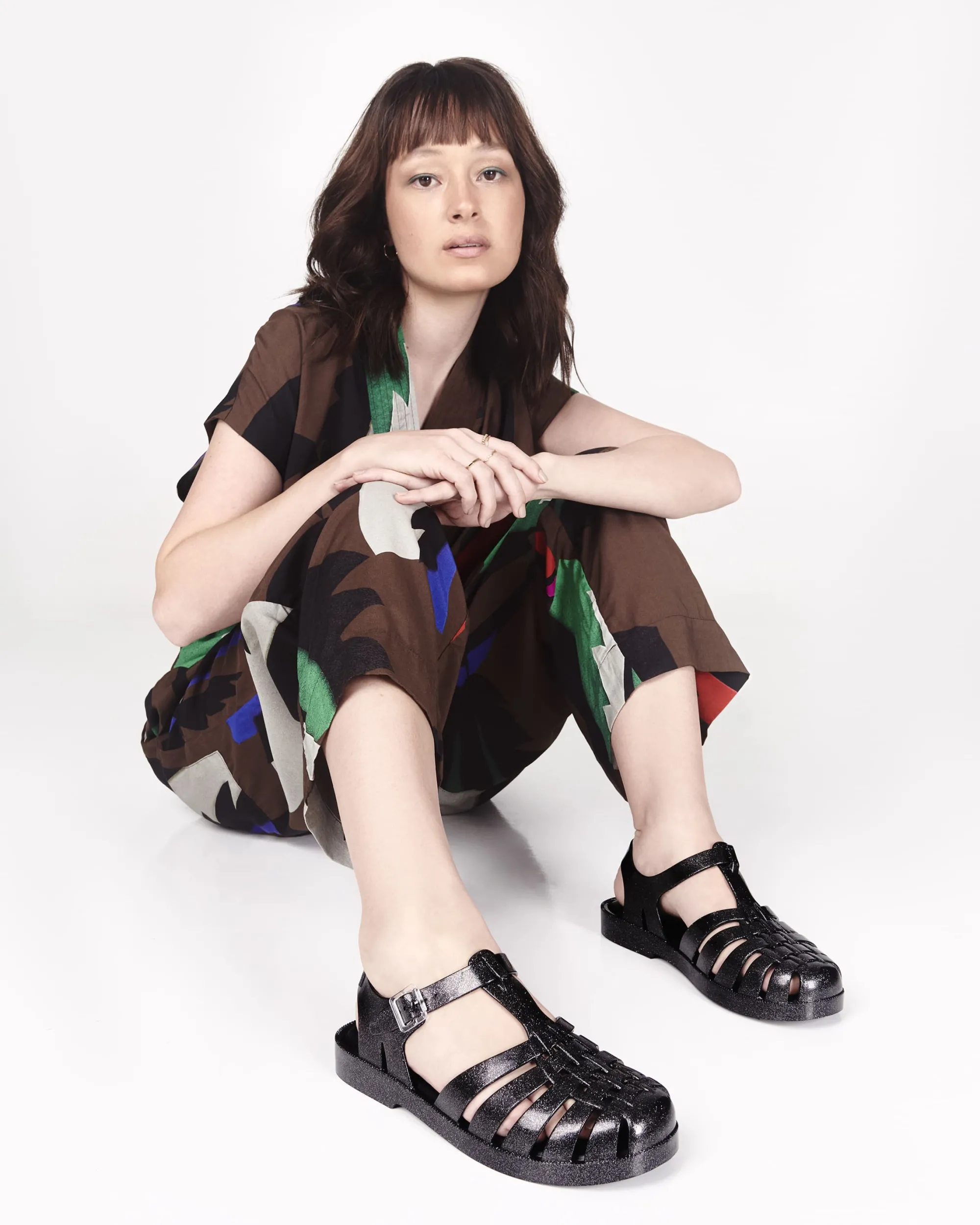 New Melissa Possession Glitter Black