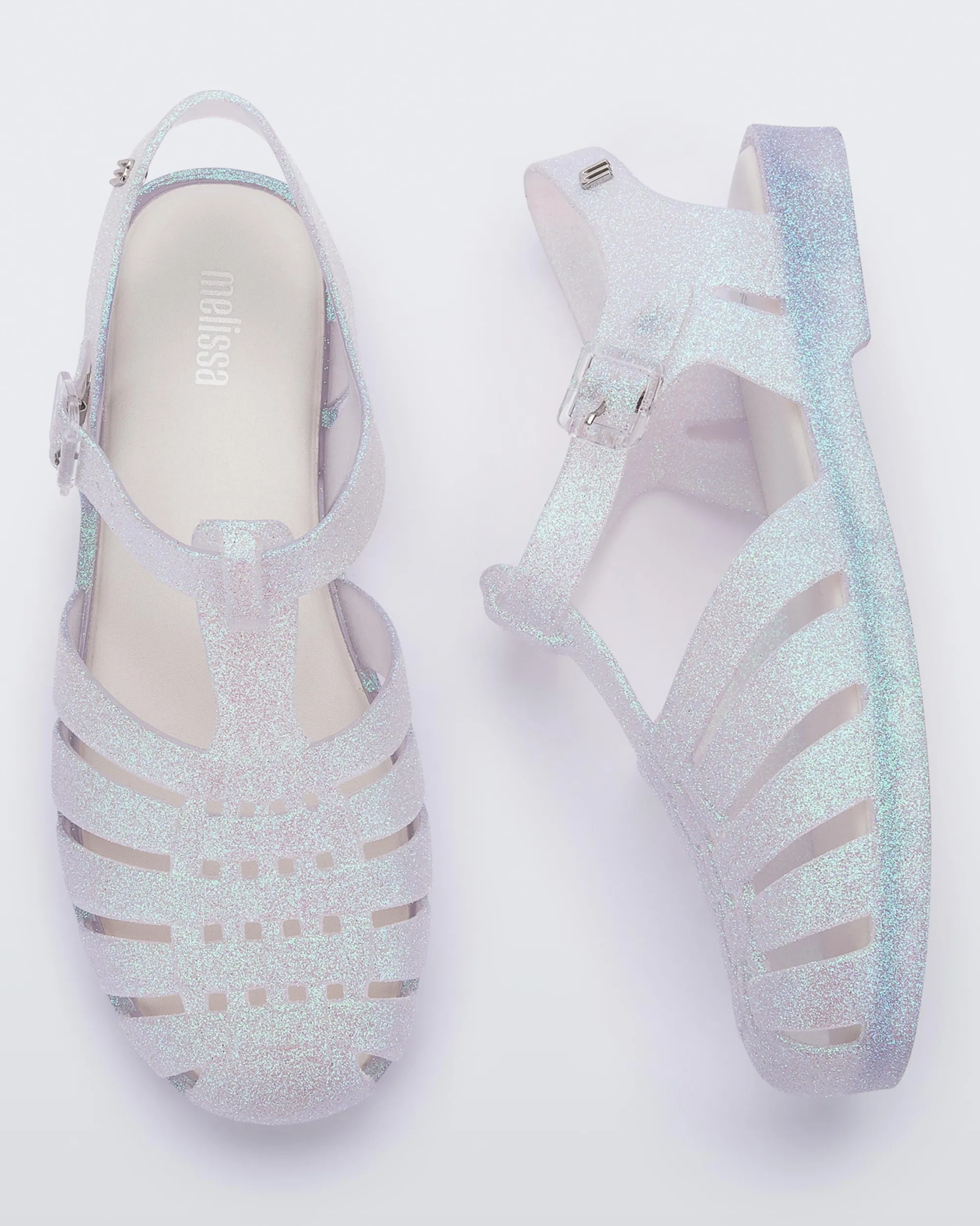 Hot Melissa Possession Clear Glitter