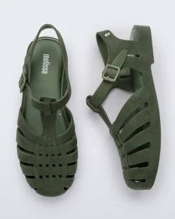 Outlet Melissa Possession Velvet Green Flocked