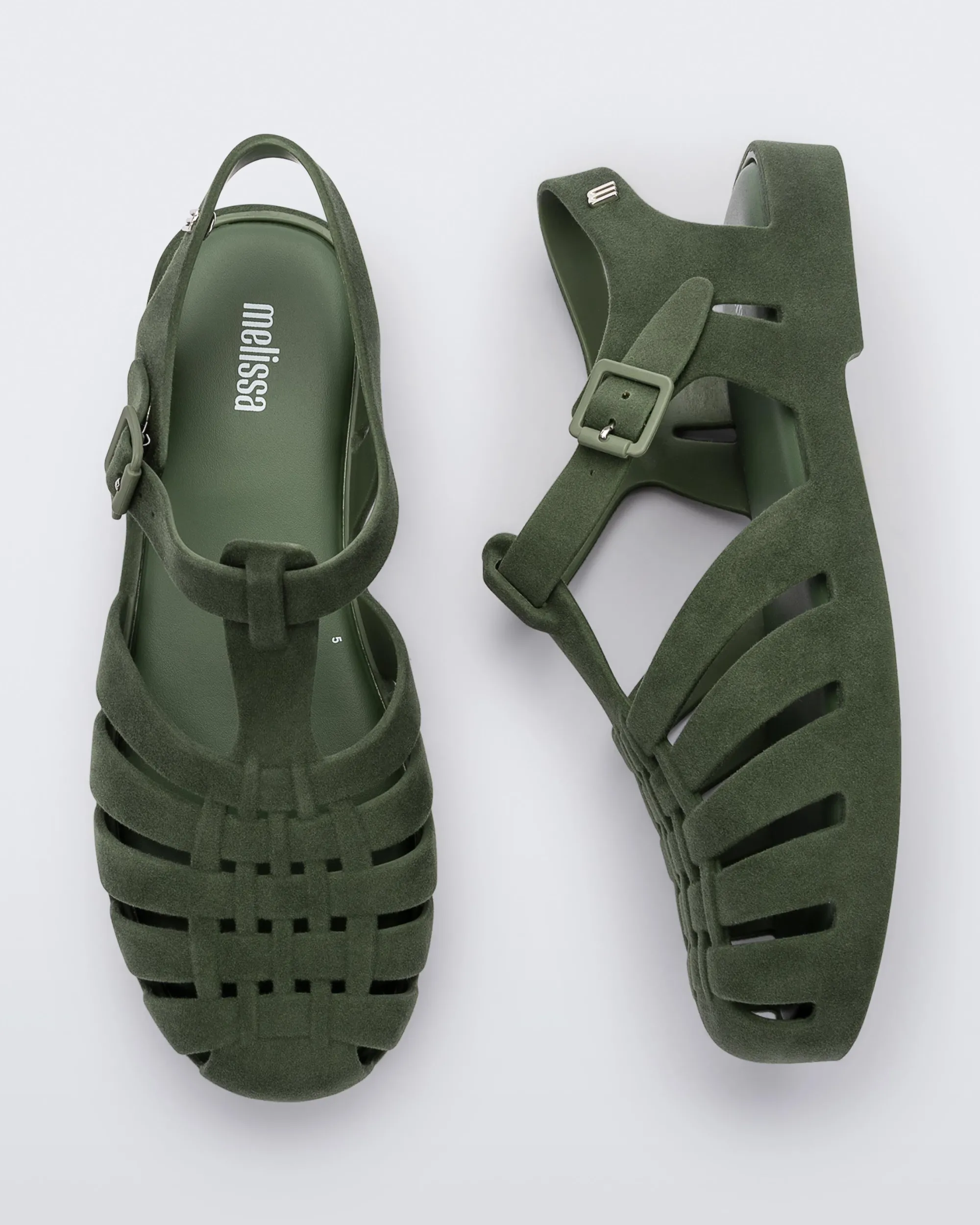 Outlet Melissa Possession Velvet Green Flocked