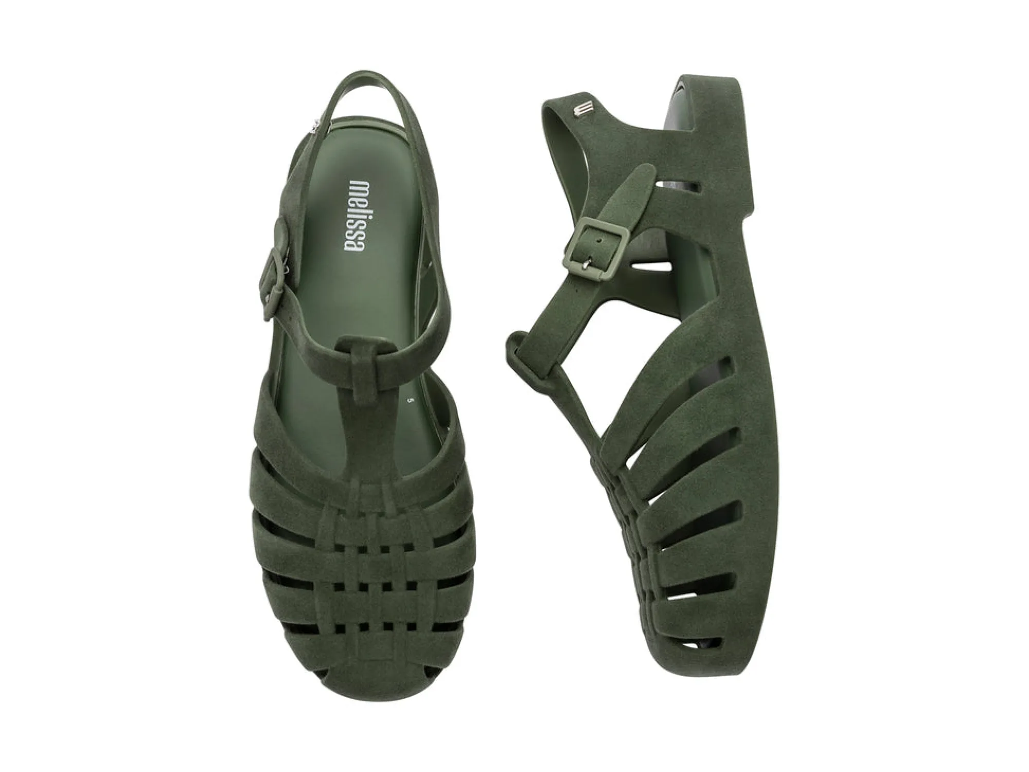 Outlet Melissa Possession Velvet Green Flocked
