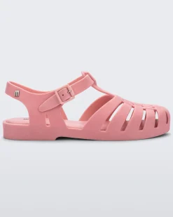 Outlet Melissa Possession Velvet Pink Flocked