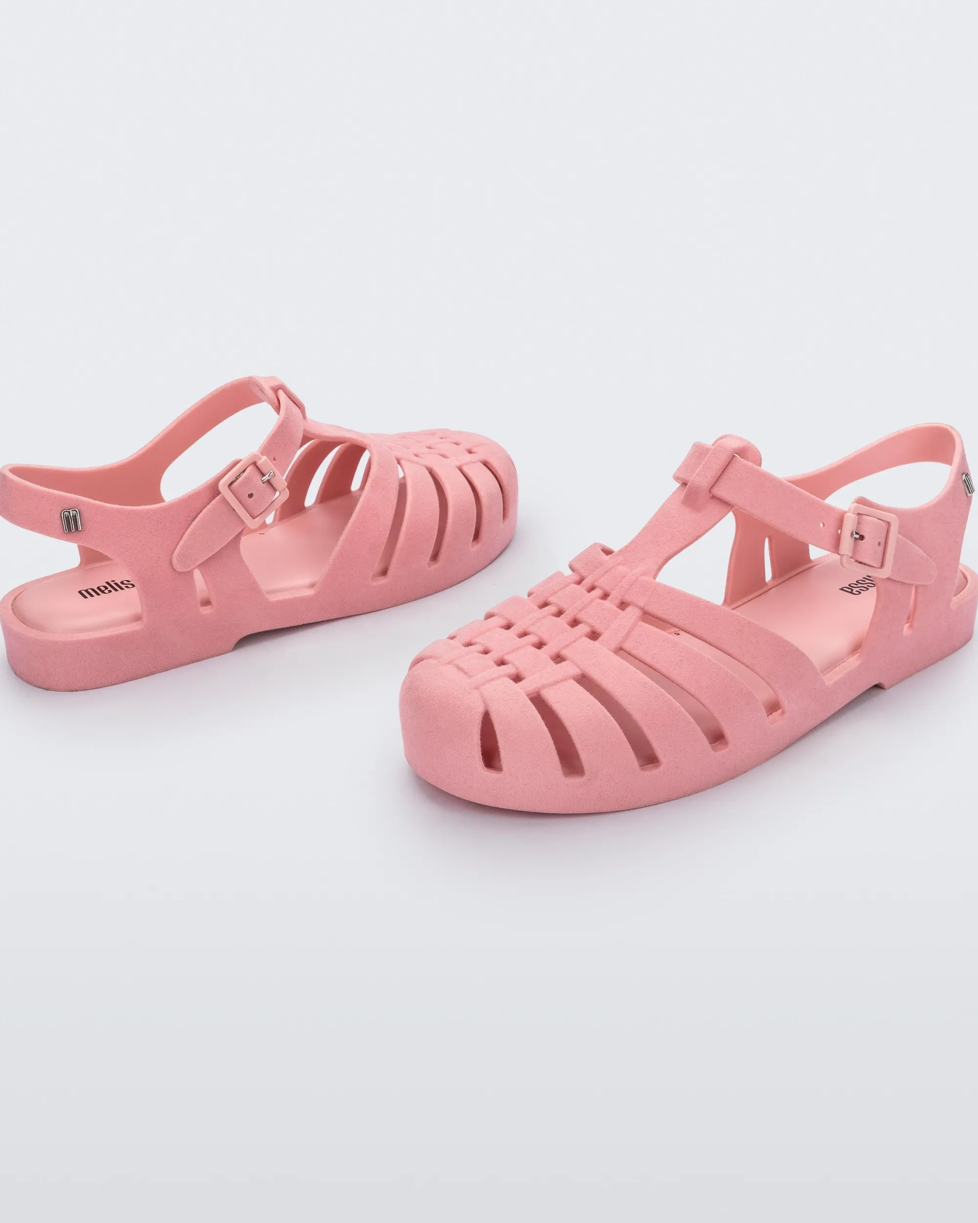 Outlet Melissa Possession Velvet Pink Flocked