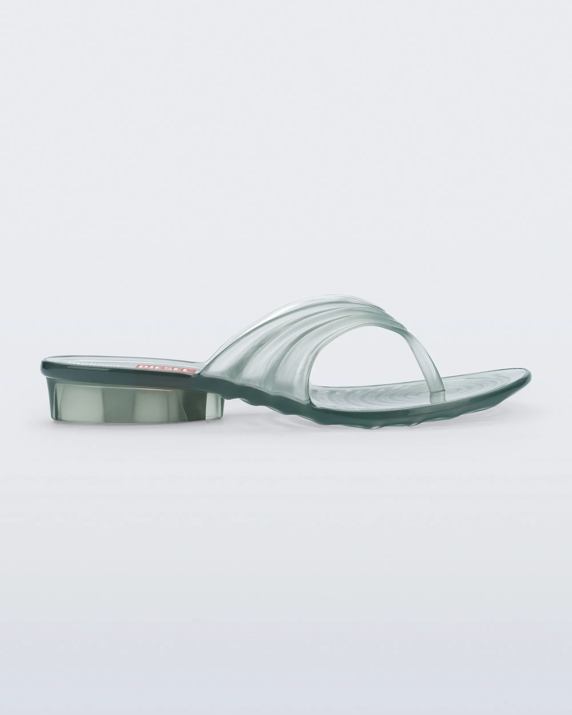 Discount Melissa Quantum Flip Flop Transparent Green