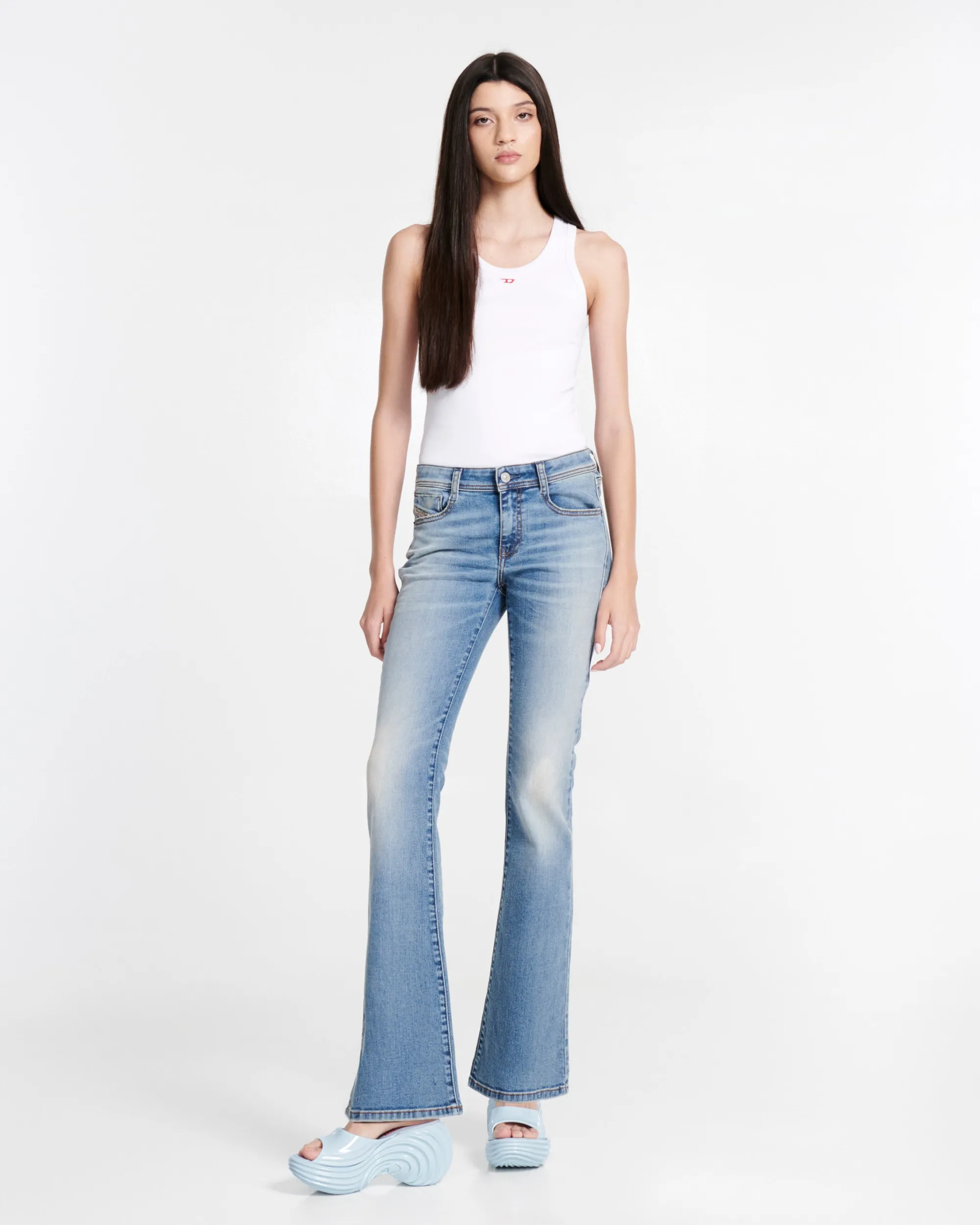 Hot Melissa Quantum Platform Light Blue