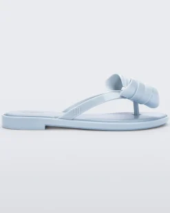 Outlet Melissa Slim Flip Flop Glitter Blue