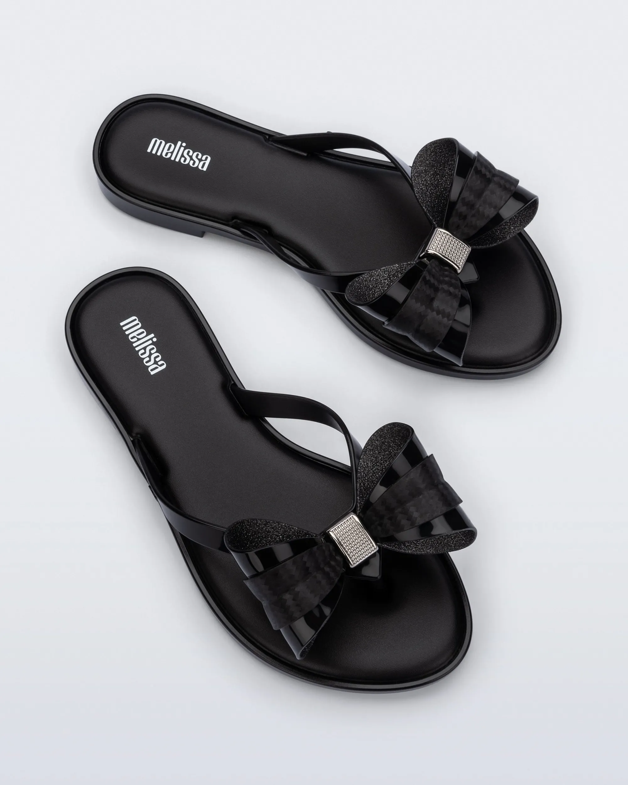 Outlet Melissa Slim Flip Flop Black