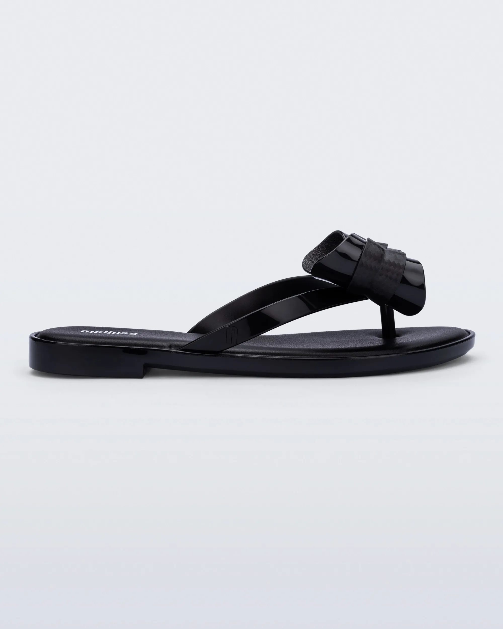 Outlet Melissa Slim Flip Flop Black