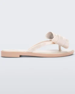 Outlet Melissa Slim Flip Flop Light Beige