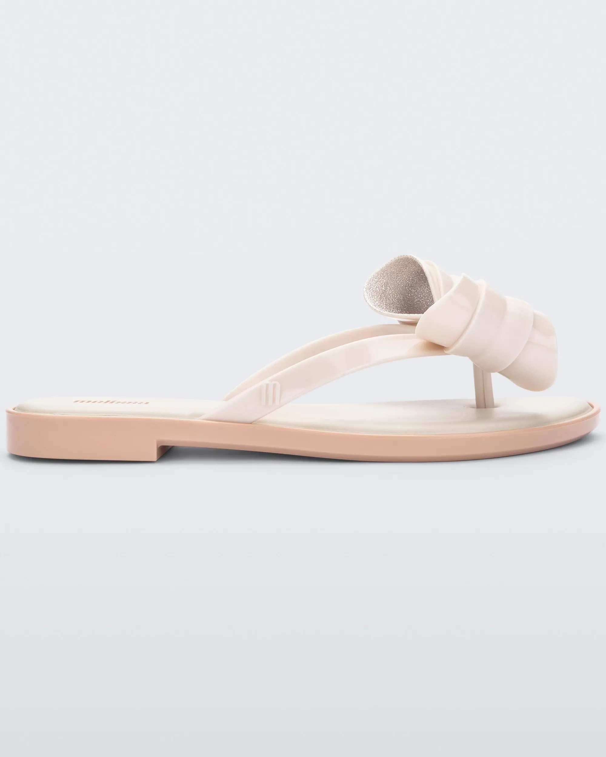 Outlet Melissa Slim Flip Flop Light Beige